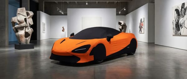 McLaren cover in art gallery