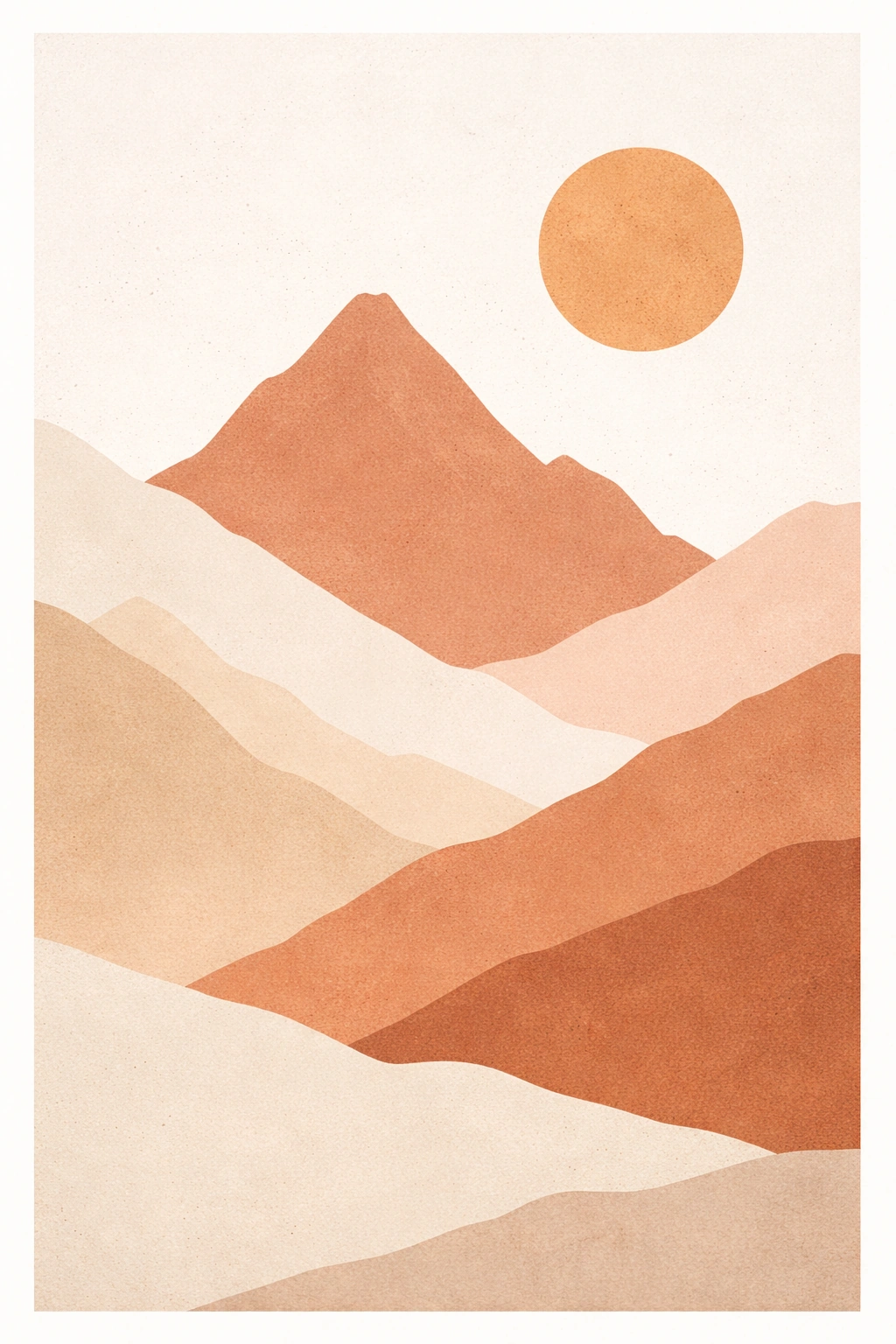 Earthy Minimal Nature Poster