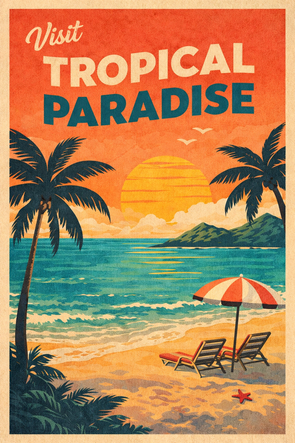 Vintage Travel Poster Art