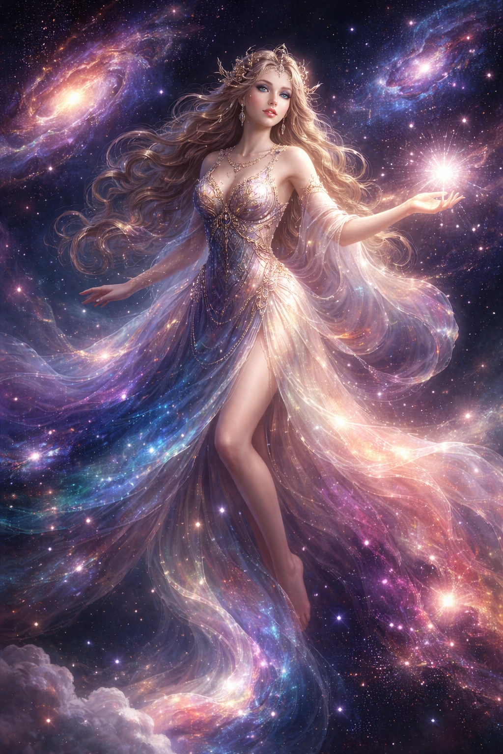 Cosmic Goddess Illustration
