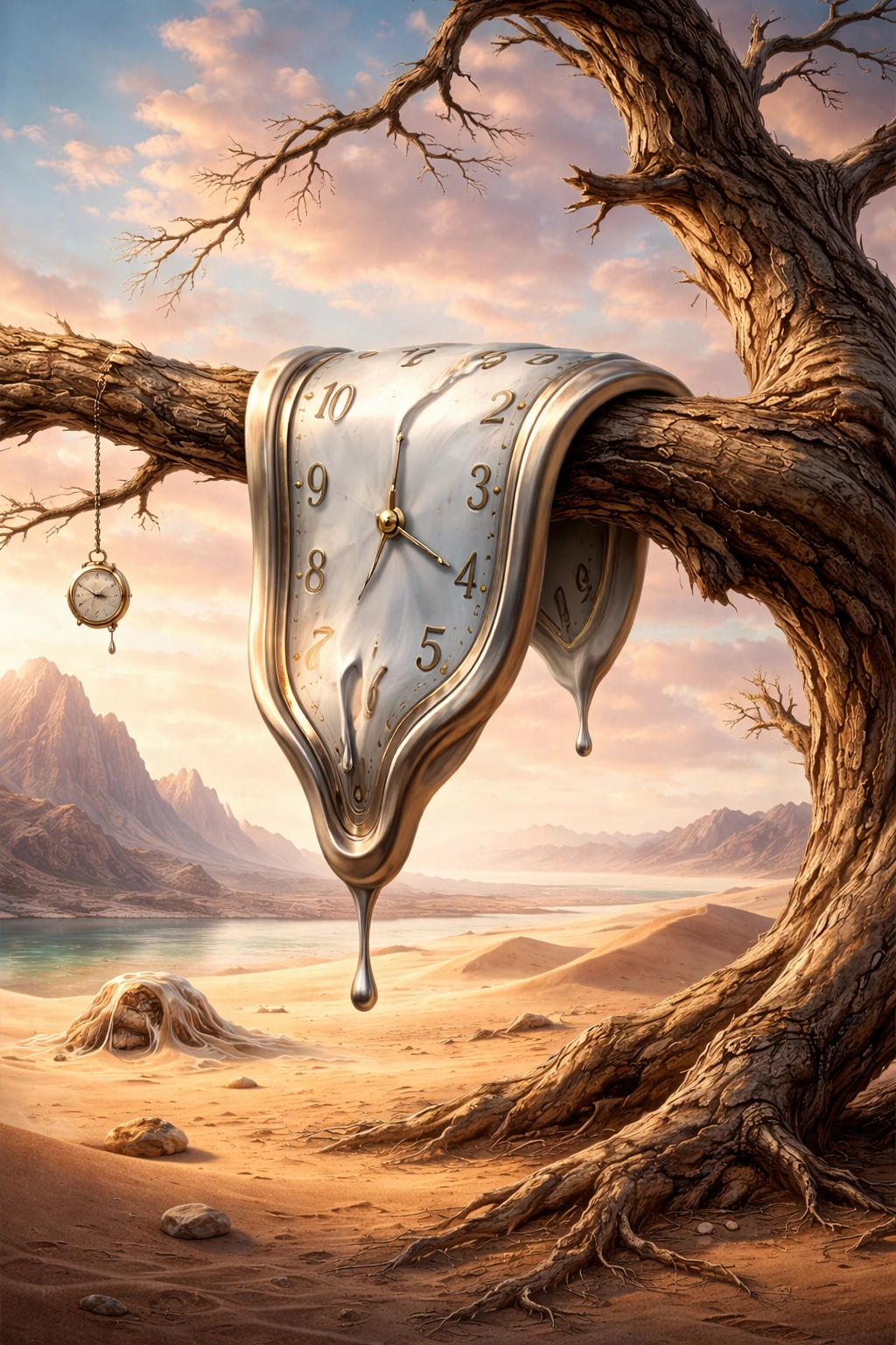 Conceptual Time Melting Clock