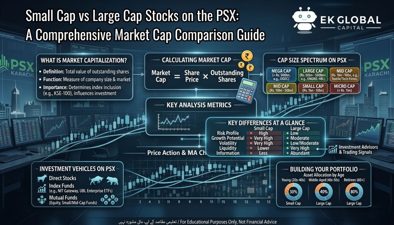 Small Cap vs Large Cap Stocks on the PSX: A Comprehensive Market Cap Comparison Guide