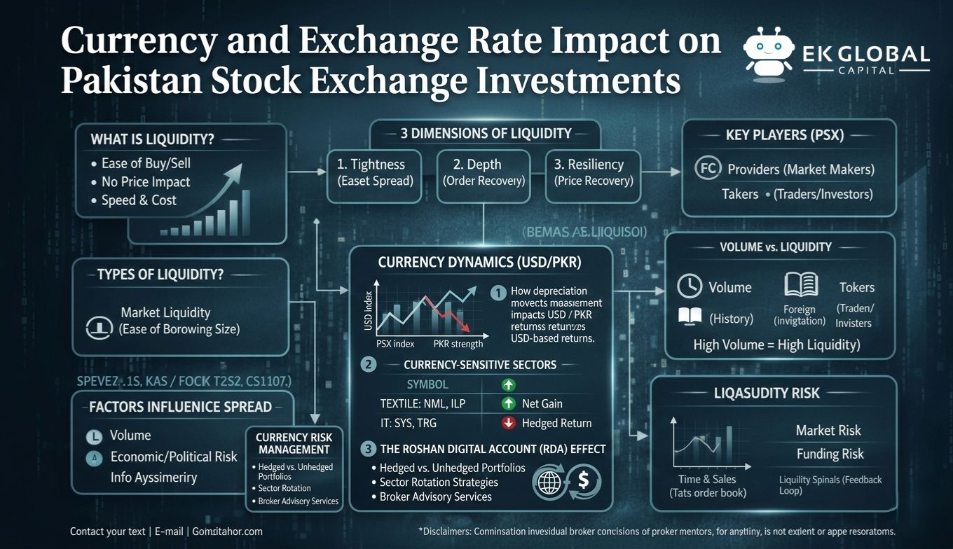 Currency and Exchange Rate Impact on Pakistan Stock Exchange Investments