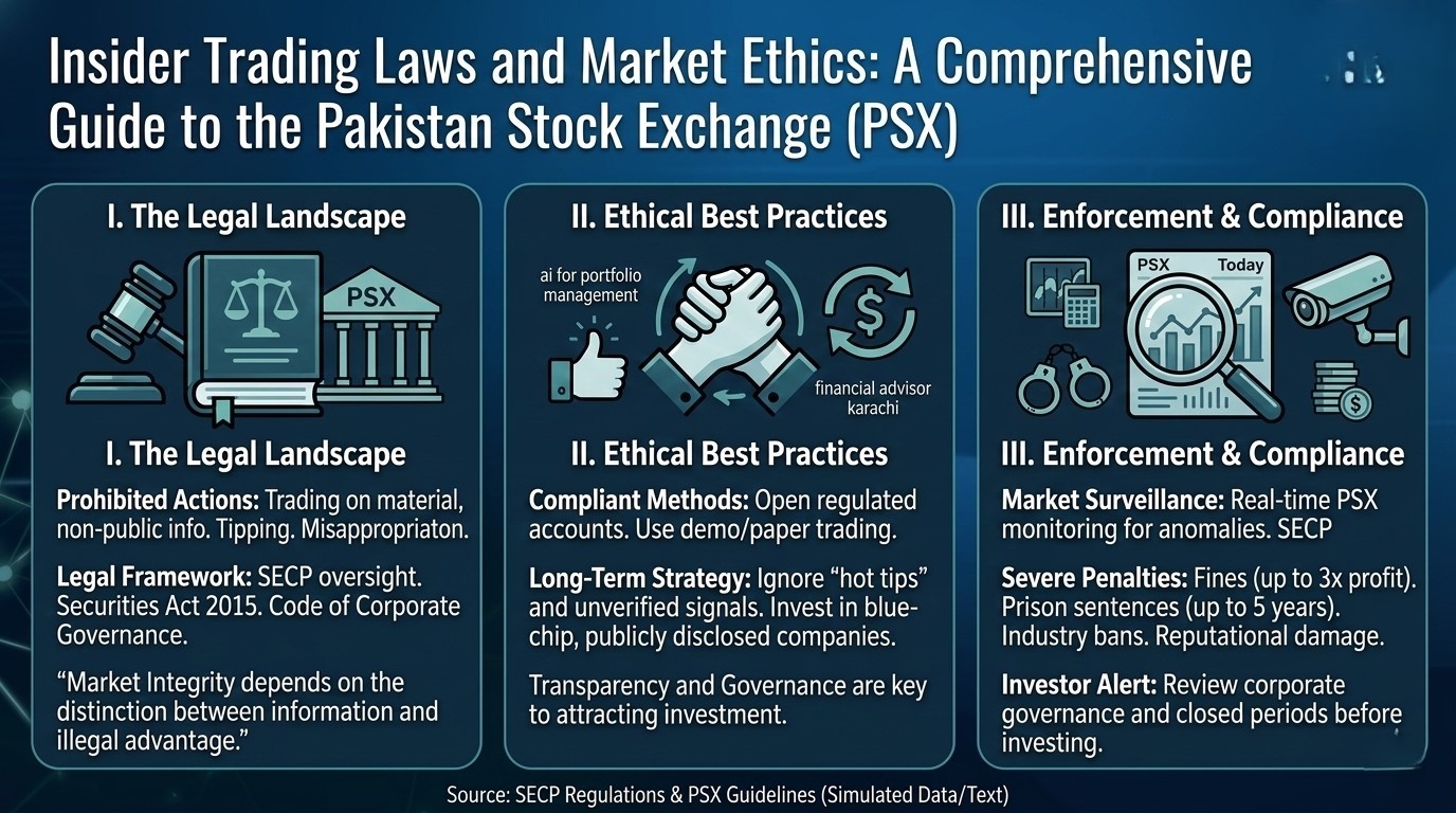 Insider Trading Laws and Market Ethics: A Comprehensive Guide to the Pakistan Stock Exchange (PSX)