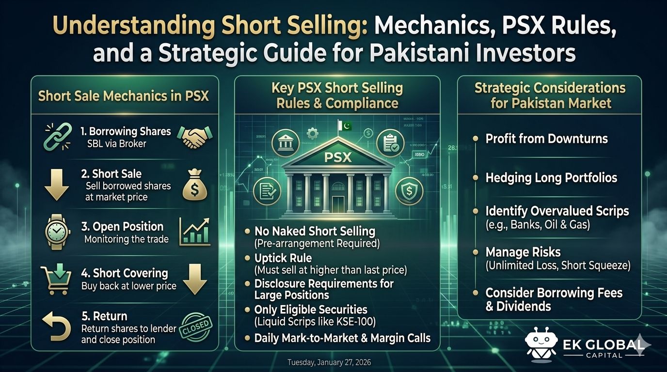 Understanding Short Selling: Mechanics, PSX Rules, and a Strategic Guide for Pakistani Investors