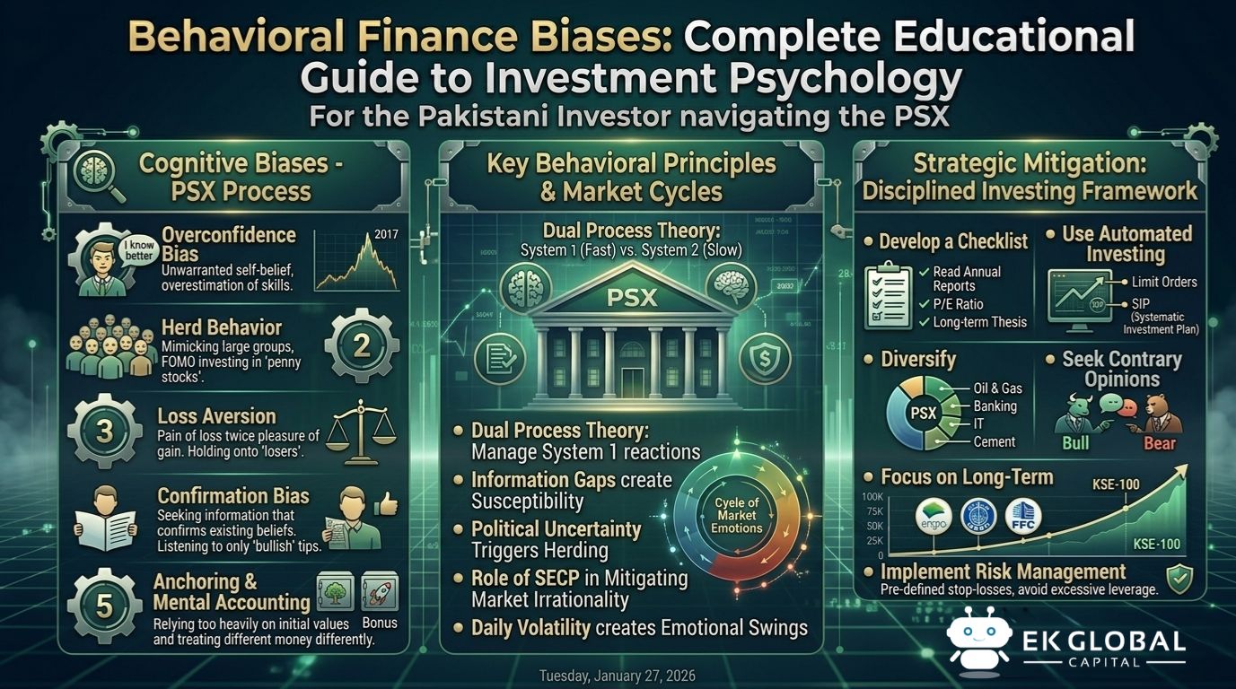 Behavioral Finance Biases: Complete Educational Guide to Investment Psychology