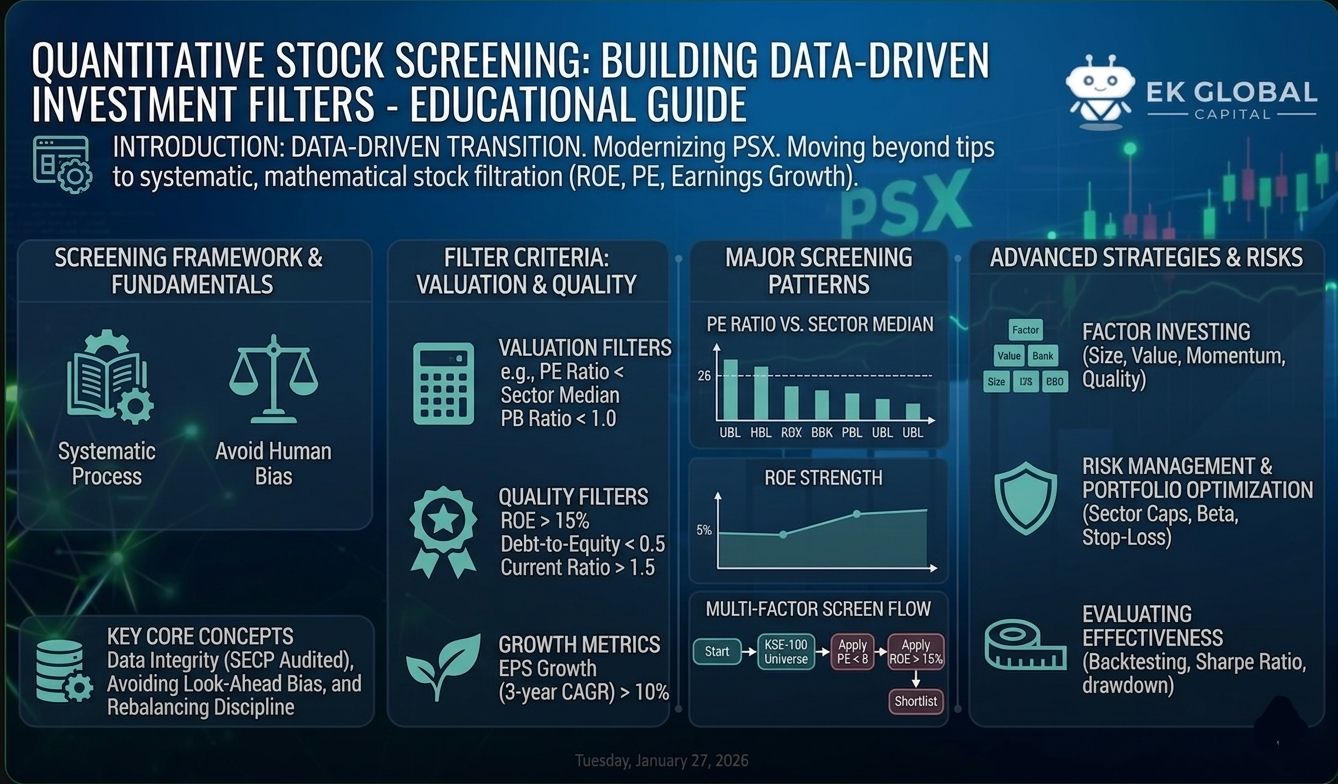 Quantitative Stock Screening: Building Data-Driven Investment Filters Educational Guide