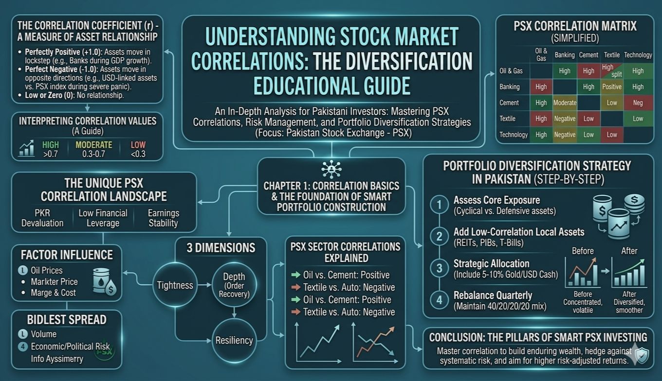 Understanding Stock Market Correlations: Diversification Educational Guide