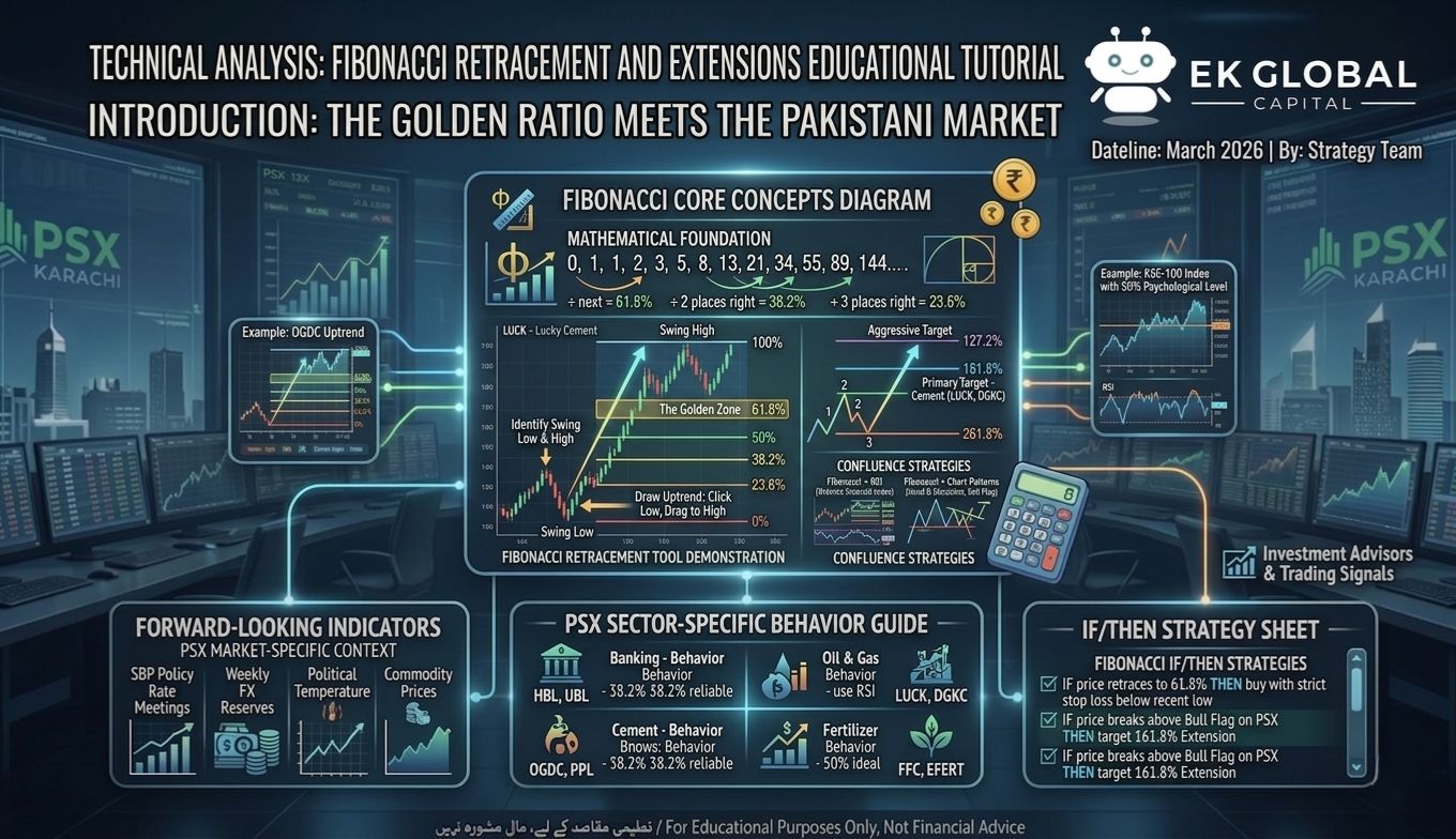 Technical Analysis: Fibonacci Retracement and Extensions Educational Tutorial