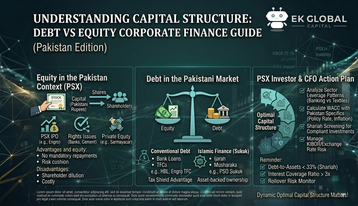 Understanding Capital Structure: Debt vs Equity Educational Corporate Finance Guide
