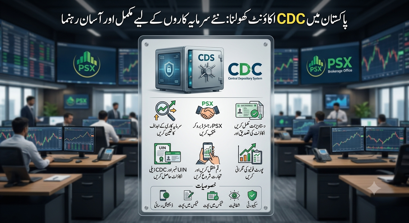 Opening a CDC Account in Pakistan: Step-by-Step Guide for New Investors