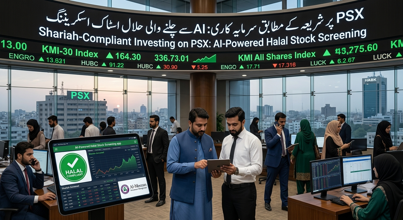Shariah-Compliant Investing on PSX: AI-Powered Halal Stock Screening
