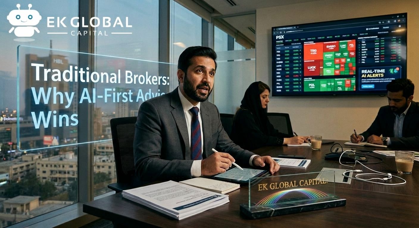 EK Global Capital vs Traditional Brokers: Why AI-First Advisory Wins