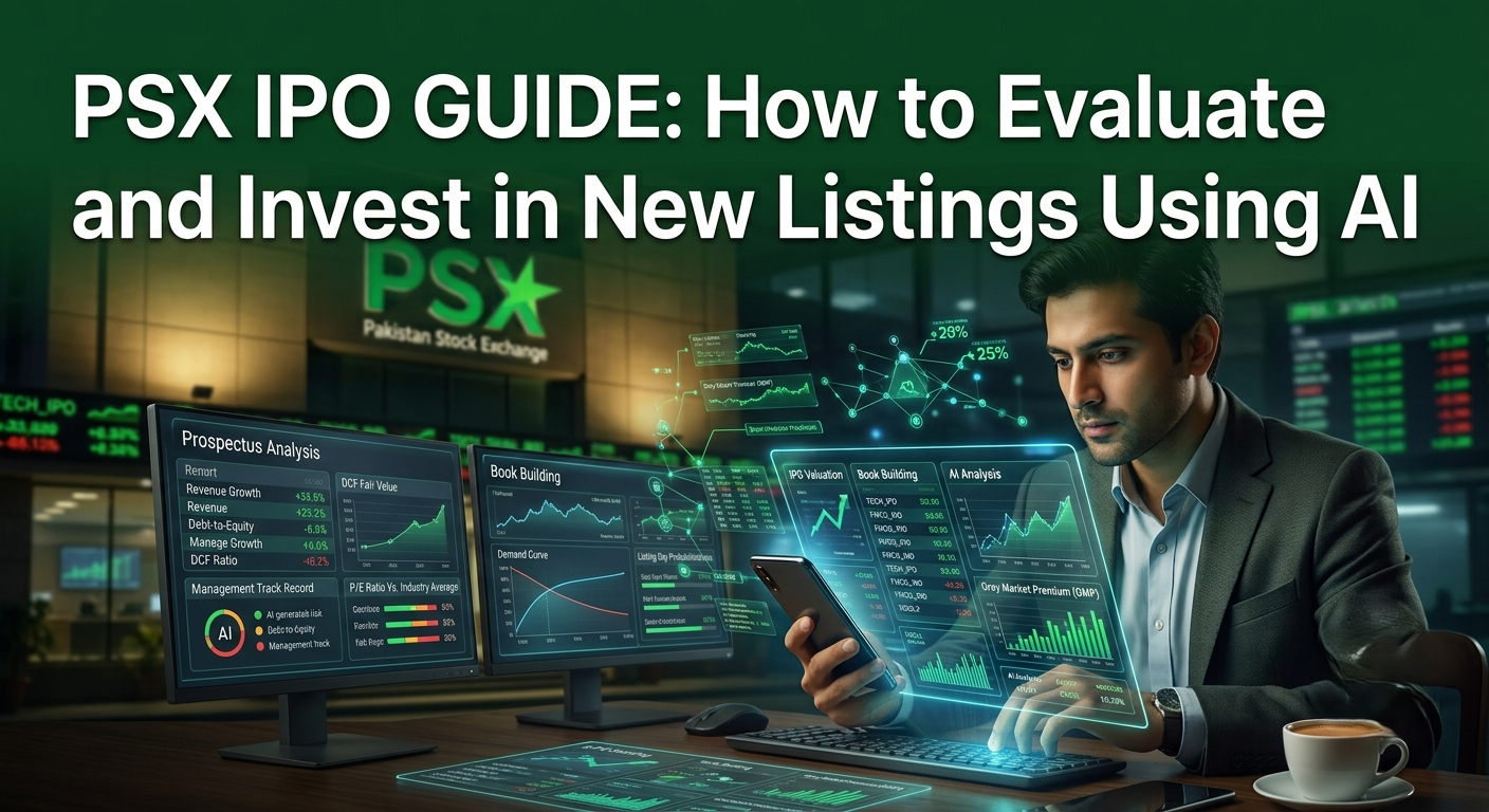 PSX IPO Guide: How to Evaluate and Invest in New Listings Using AI