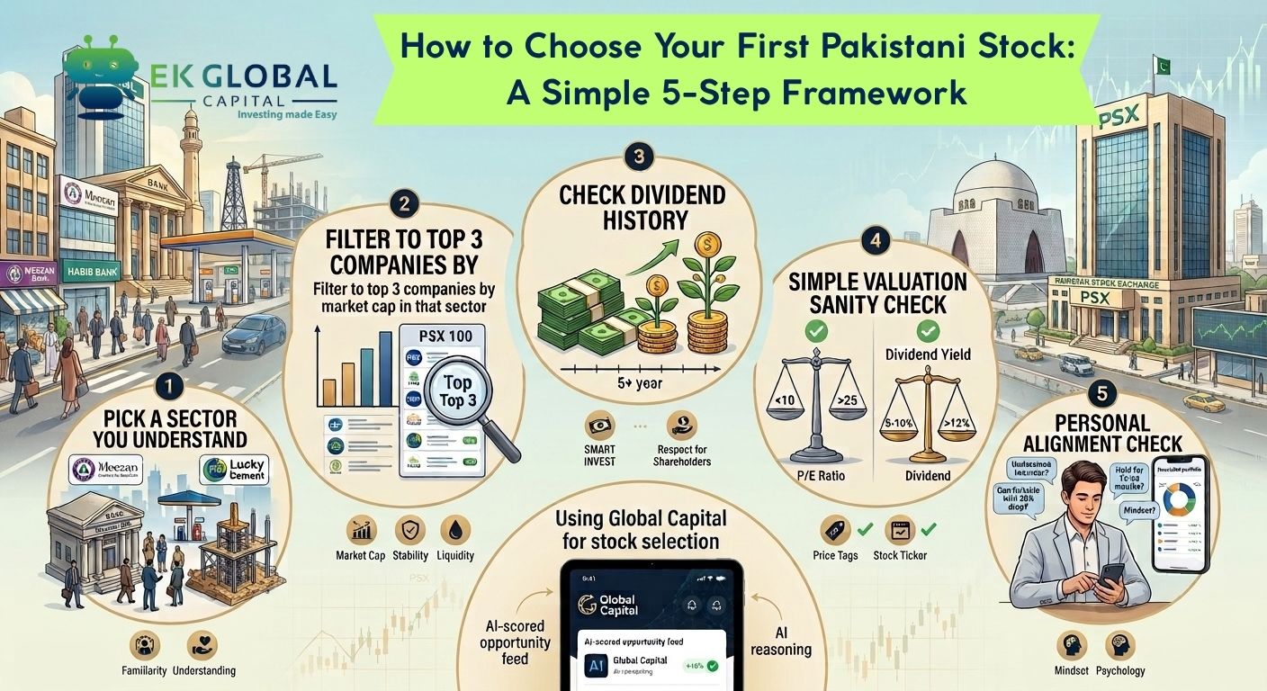 How to Choose Your First Pakistani Stock: A Simple 5-Step Framework