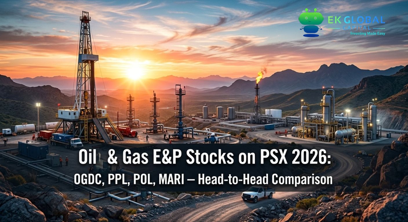 Oil & Gas E&P Stocks on PSX 2026: OGDC, PPL, POL, MARI  Head-to-Head Comparison