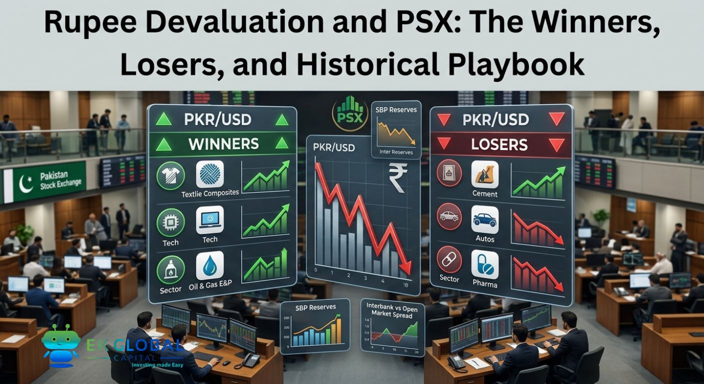 Rupee Devaluation and PSX: The Winners, Losers, and Historical Playbook