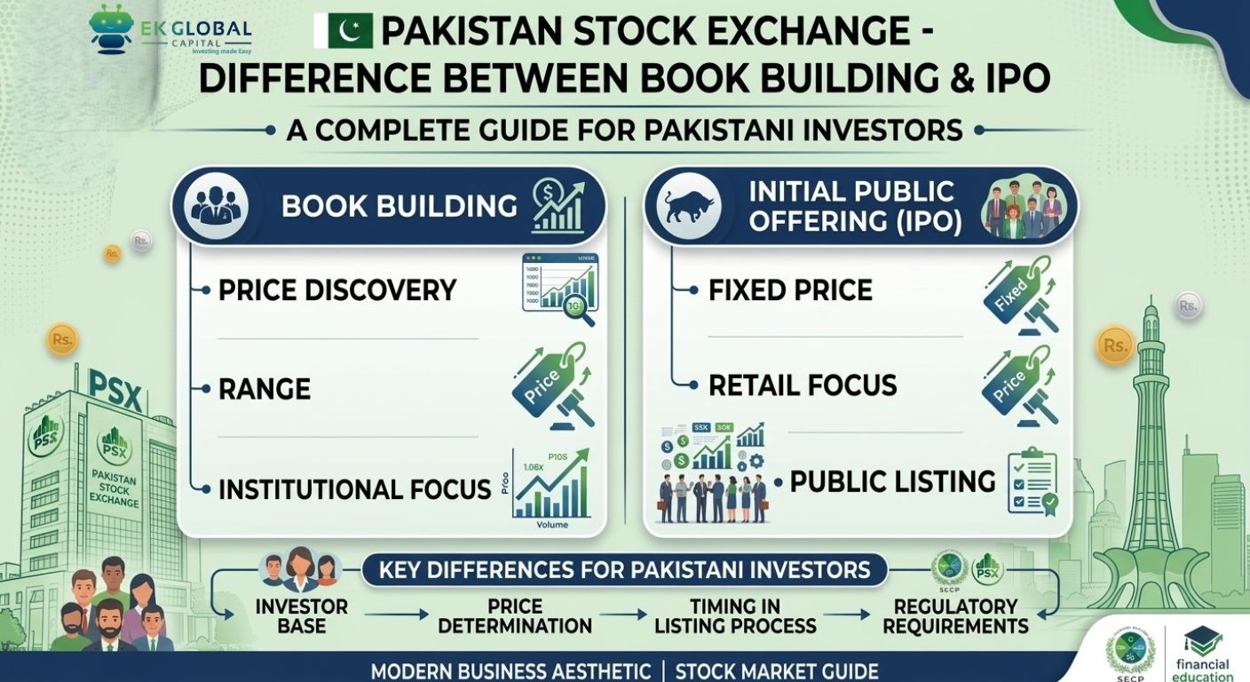 Difference Between Book Building and IPO: A Complete Guide for Pakistani Investors
