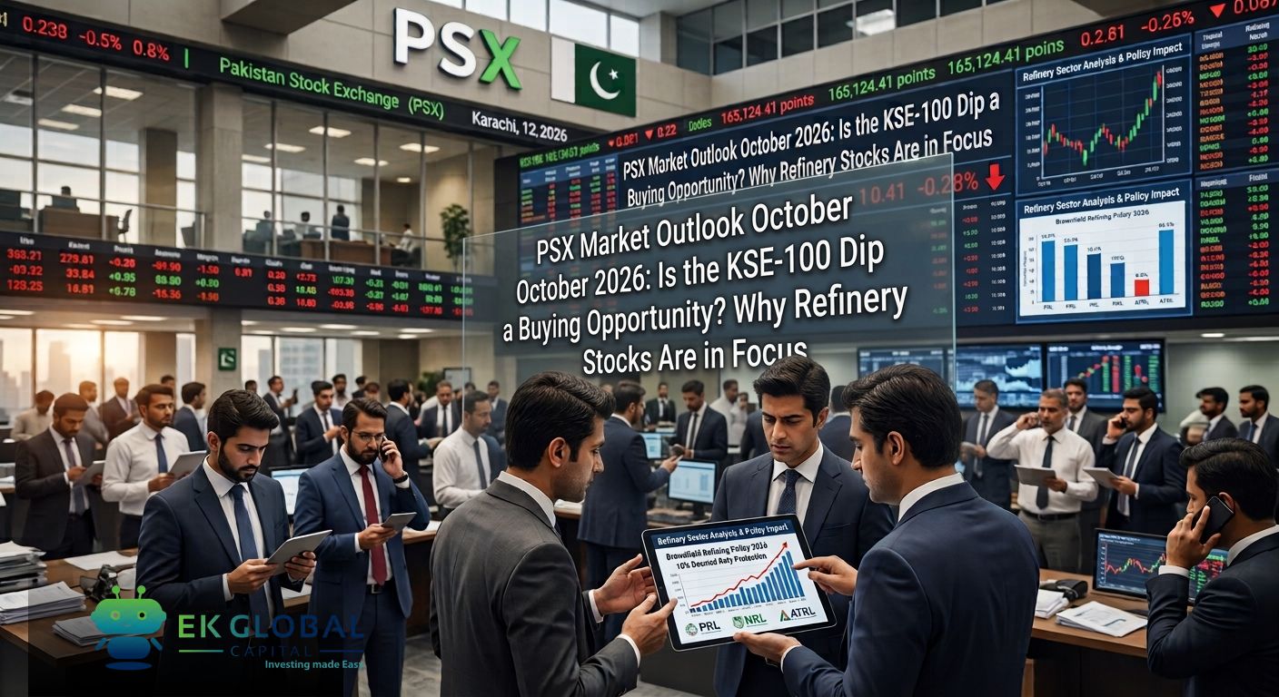 PSX Market Outlook October 2026: Is the KSE-100 Dip a Buying Opportunity? Why Refinery Stocks Are in Focus