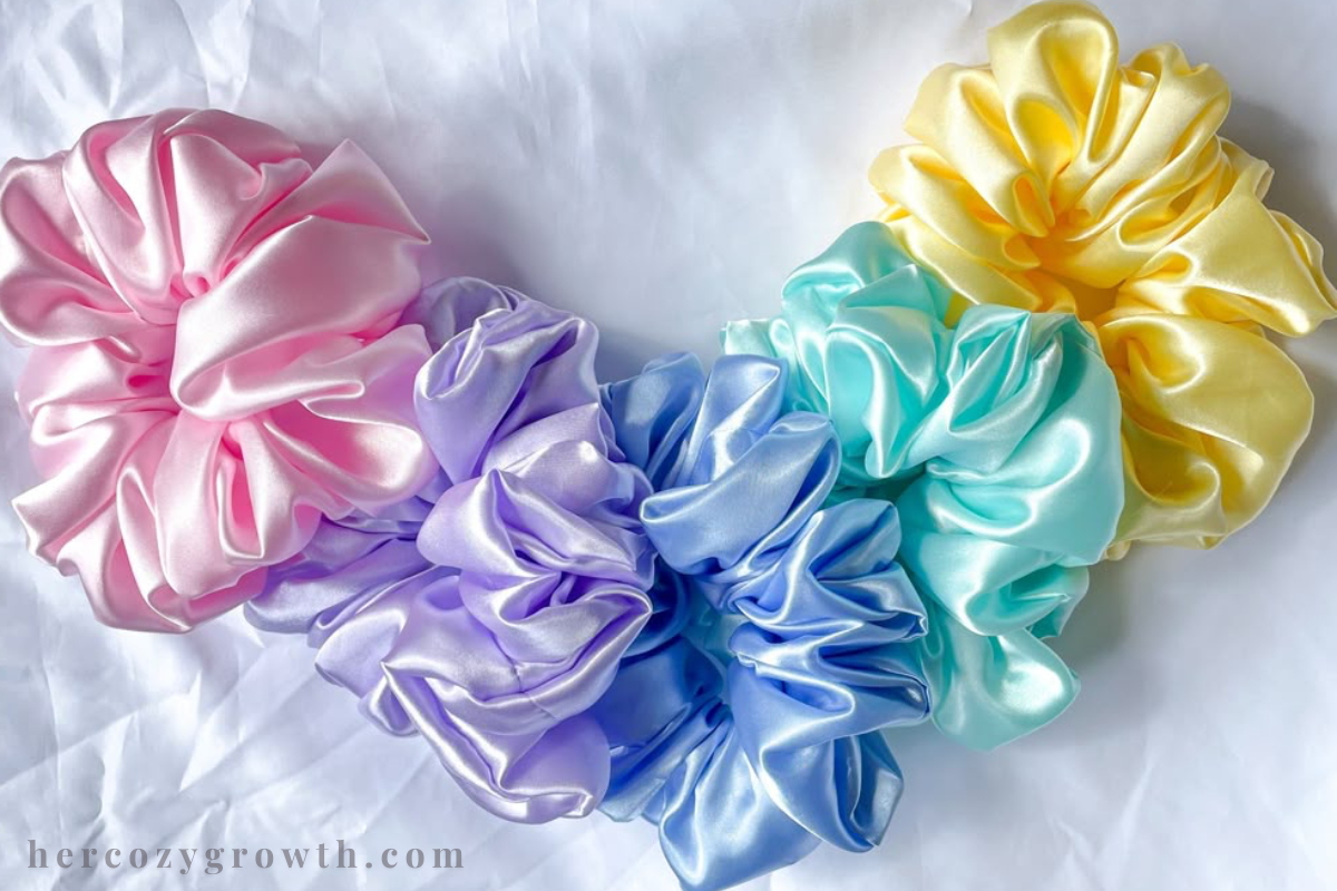 easy craft for girls night DIY scrunchies