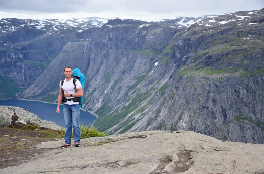 Нелегкие маршруты с легкими детьми: Kjeragbolten, Preikestolen, Trolltunga и Nigardsbreen за 4 дня с двумя детьми в рюкзаках (июль 2017)