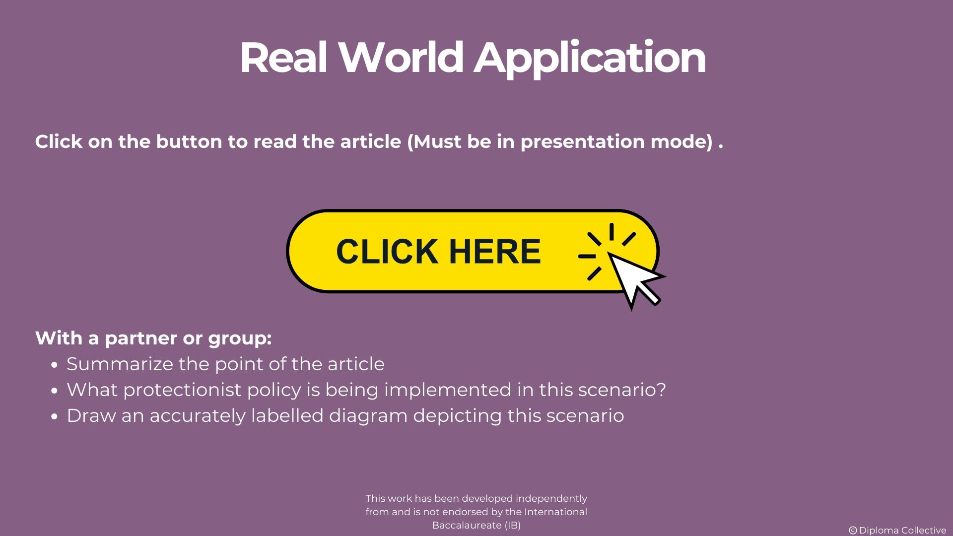 IB Economics Teacher Resources