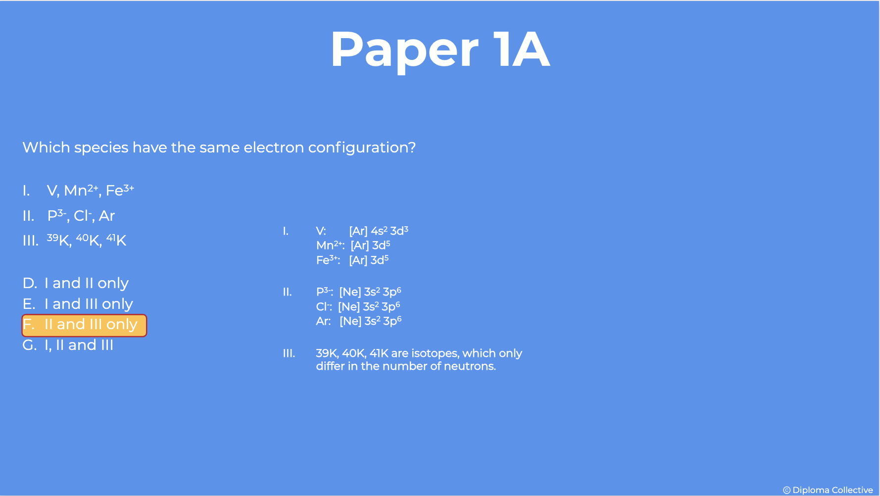 IB Chemistry Teacher Resources