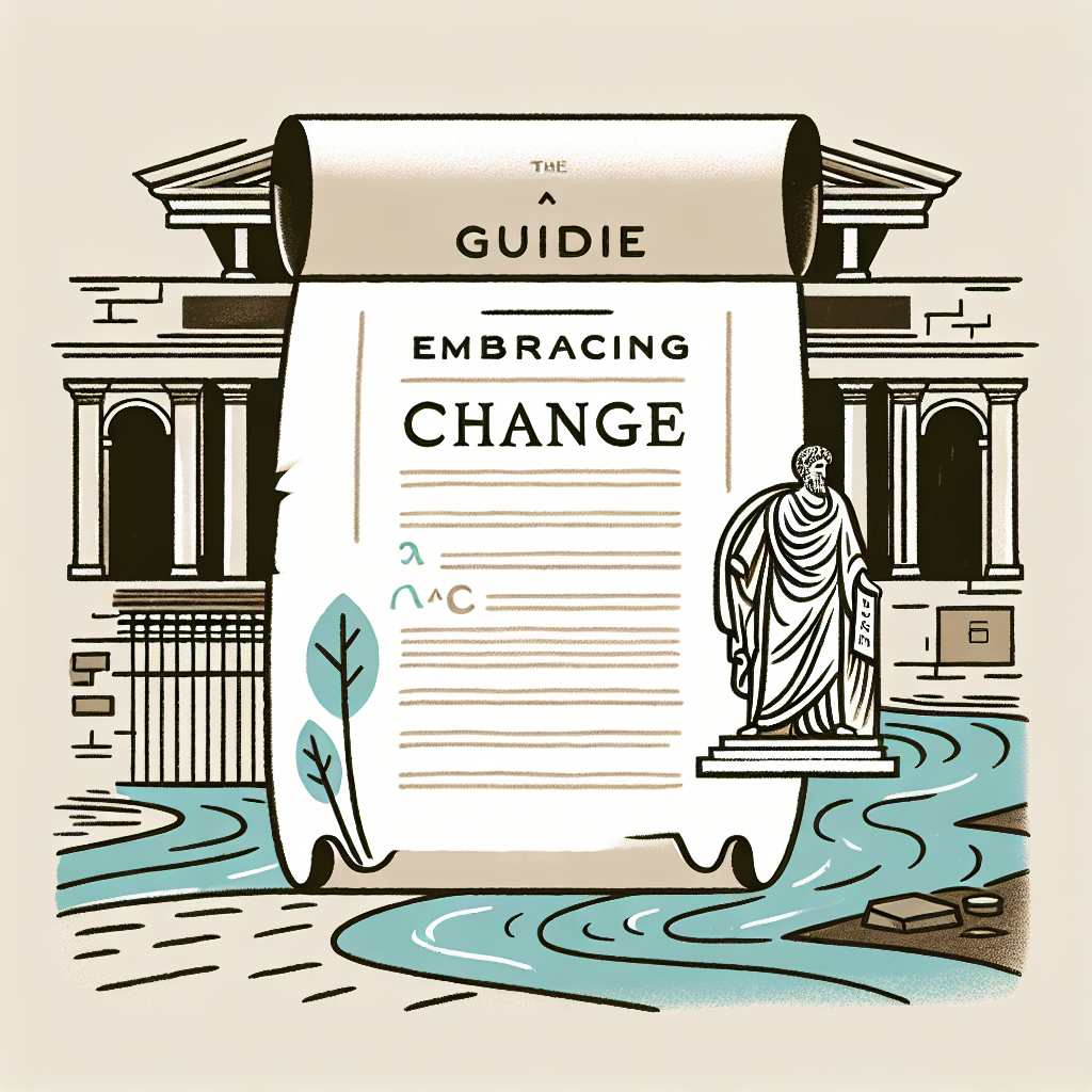 The Stoic Guide to Embracing Change