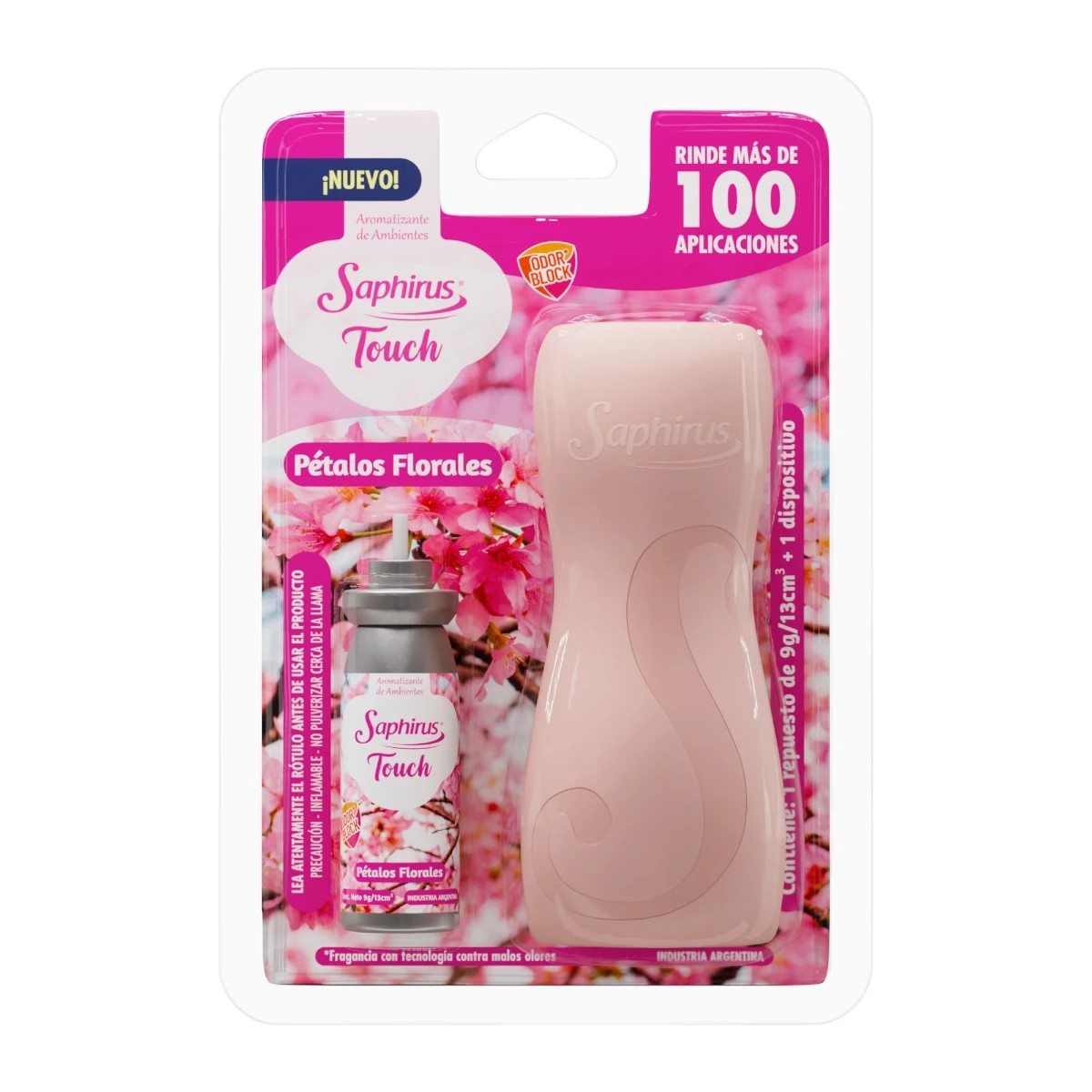 Pétalos Florales y Dispenser Rosa