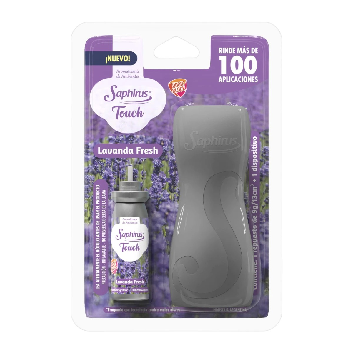 Lavanda Fresh y Dispenser Gris