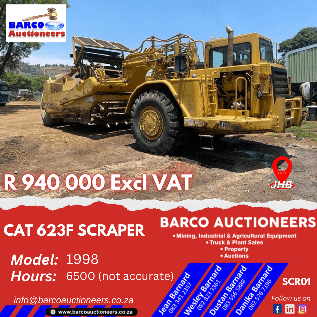 SCR01_CAT 623F Scraper 1998 model