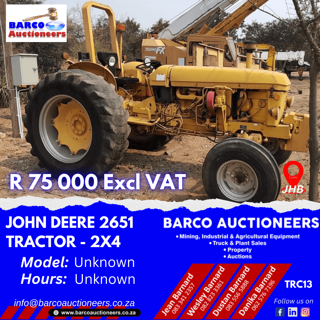 TRC13_John Deere 2651 Tractor 2x4