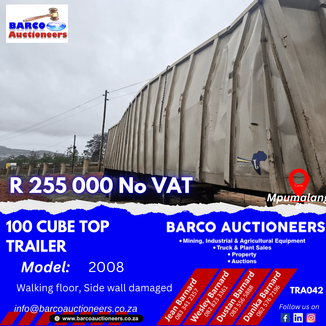 TRA042_100 Cube Top Trailer 2008 model