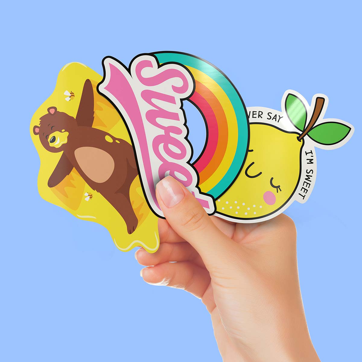 DOUBLE DIE CUT STICKERS + FREE SHIPPING