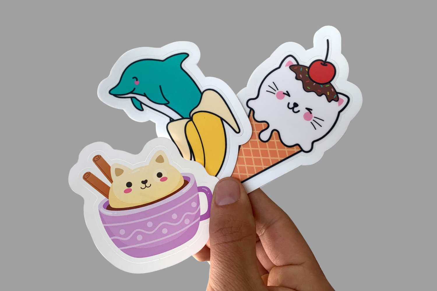 Source Custom Studio Card Sticker with Funny Vinyl Sticker for