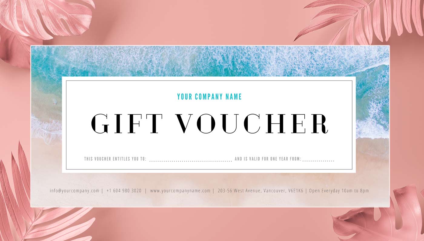 voucher template for gift