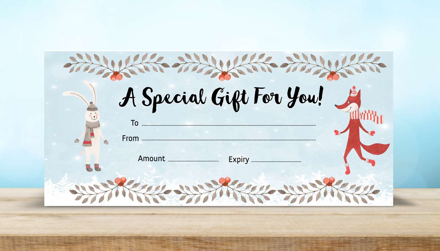 travel gift certificate template free