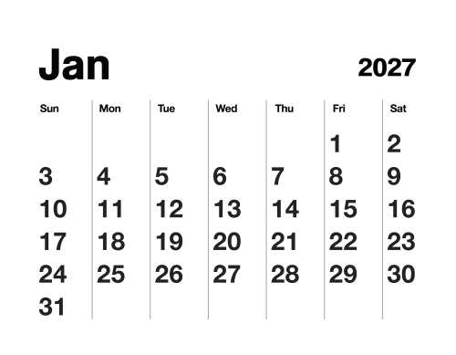 Bold Linear Saddle stitched template preview