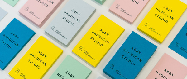 Abby Haddican Studio - Letterpress Business Cards