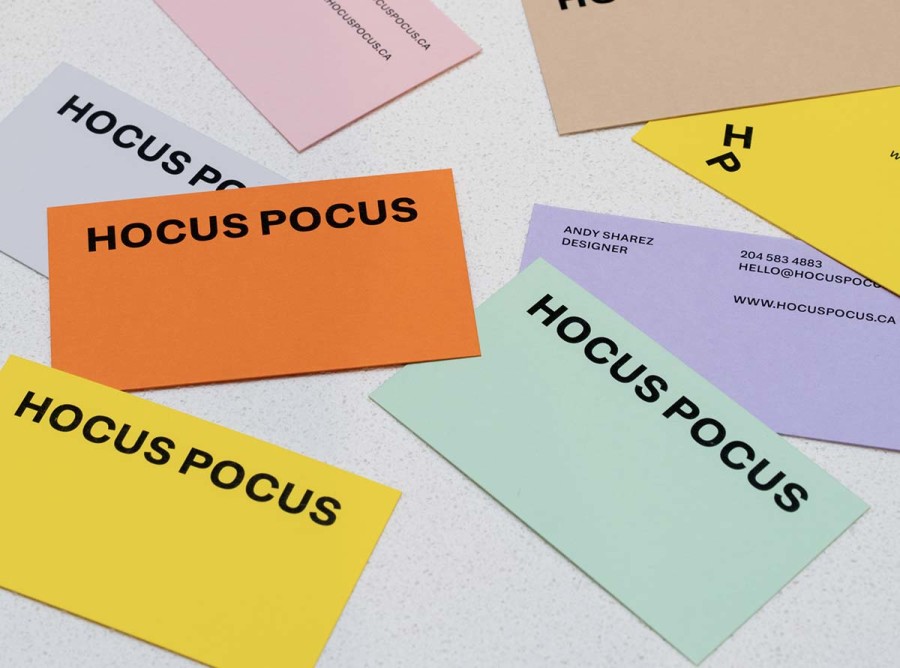 Colorplan business cards