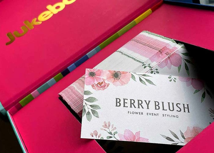 Recycled business cards