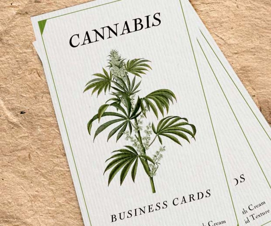 Cannabis business cards