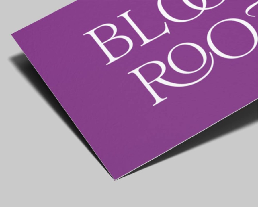 Close-up of matte business card finish showing smooth, flat surface with no shine