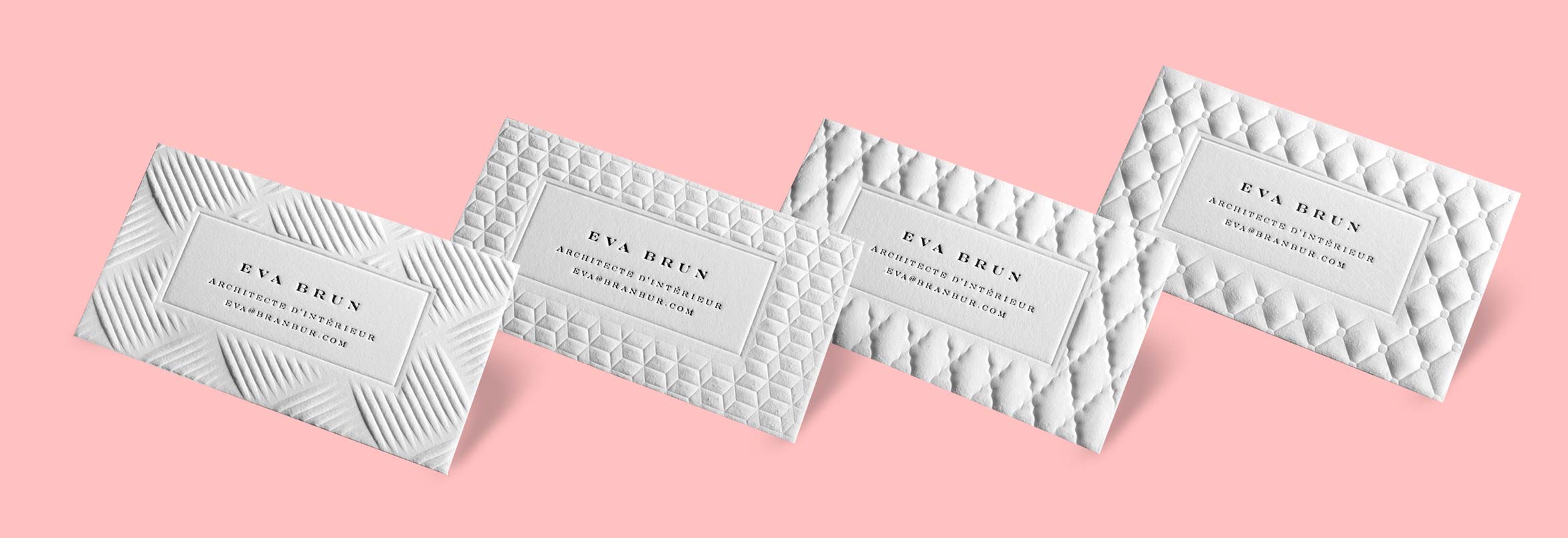 Premium Matte Embossed Business Cards for Unforgettable First