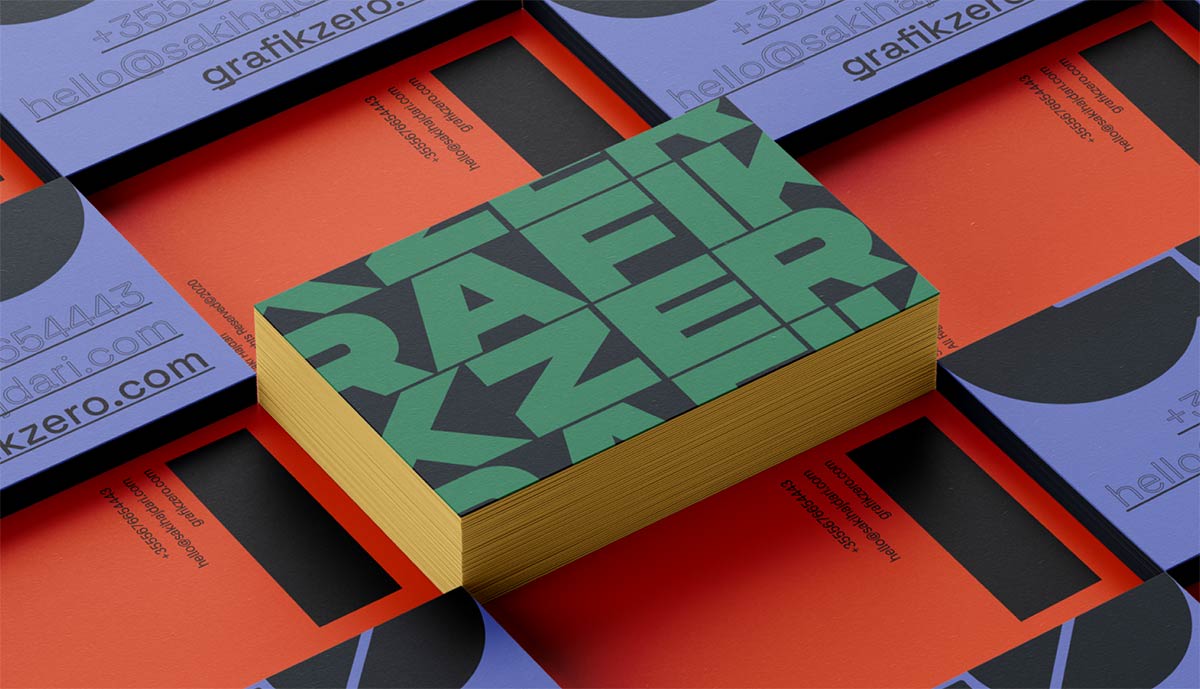 54 Typographic Business Cards to Get You Inspired