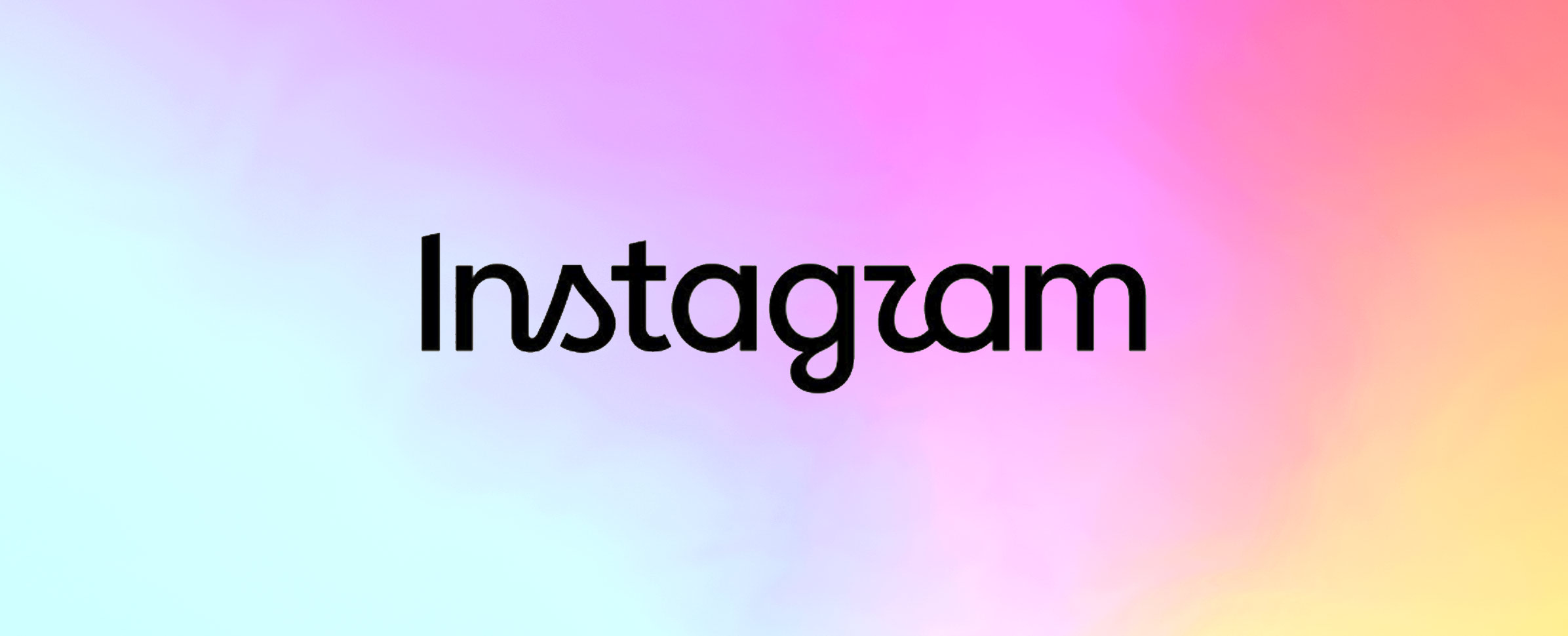 Instagram's new 2026 wordmark in black on a cream background, with the closed r that reads as a z