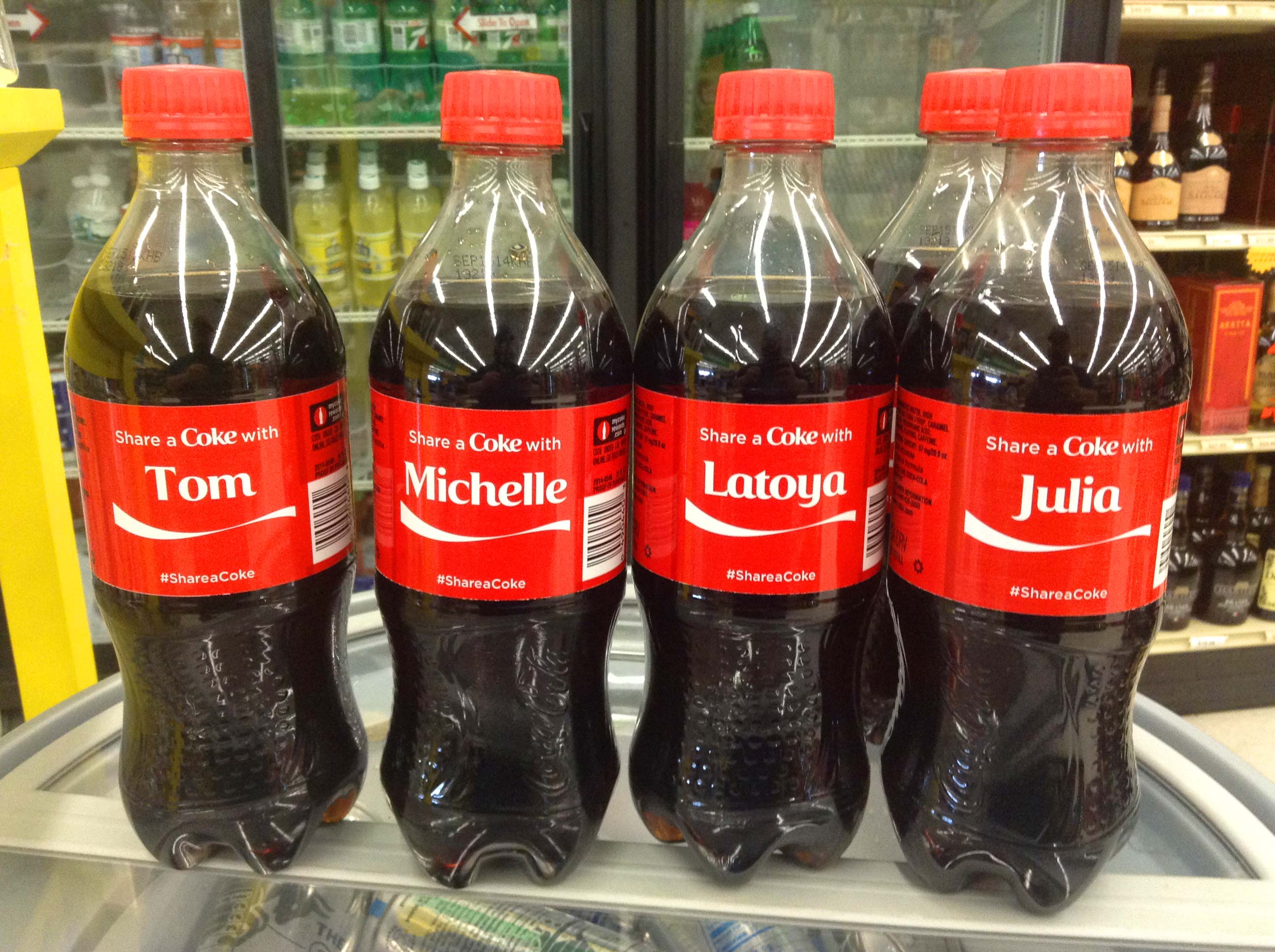 Coke Bottle Naming Campaign