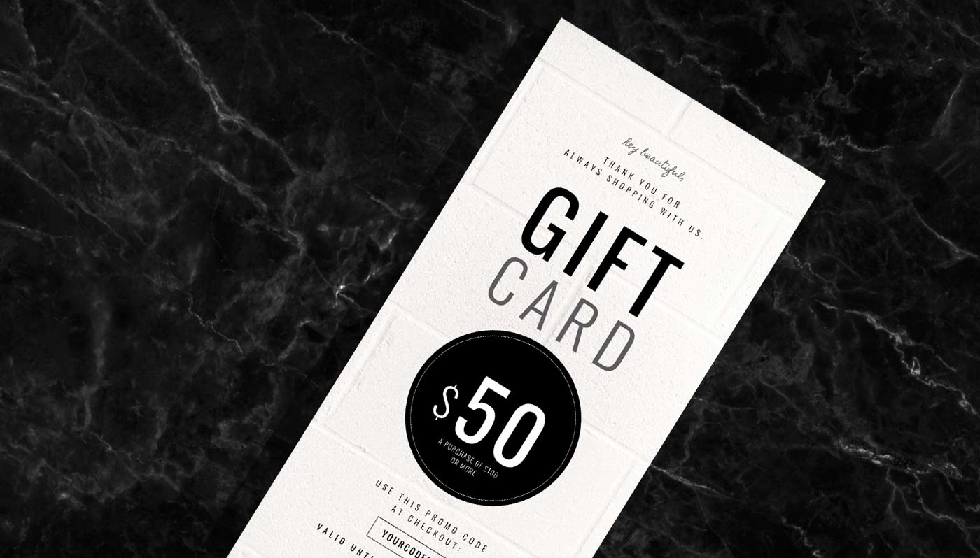 Writing On The Wall Gift Certificate