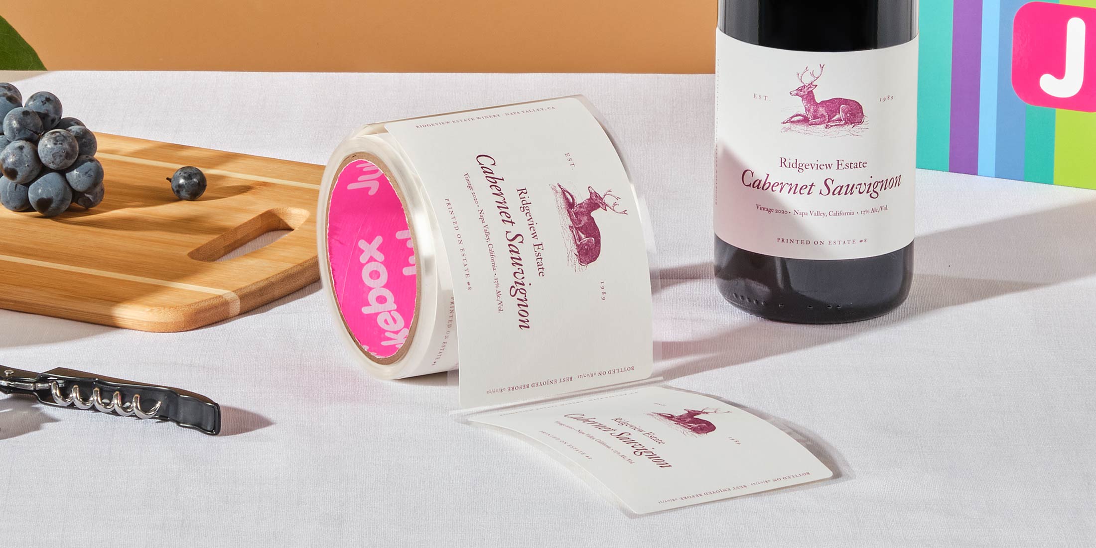 Custom paper label printing