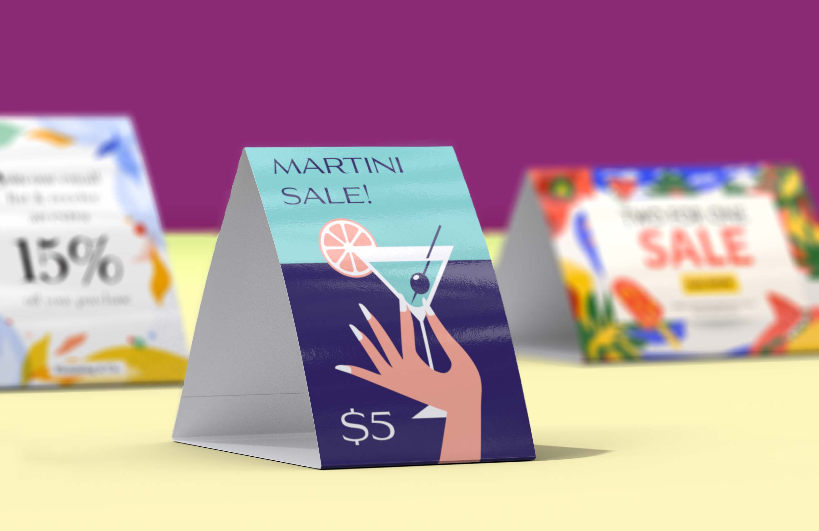 What Are Table Tent Cards & How To Use Them For Business